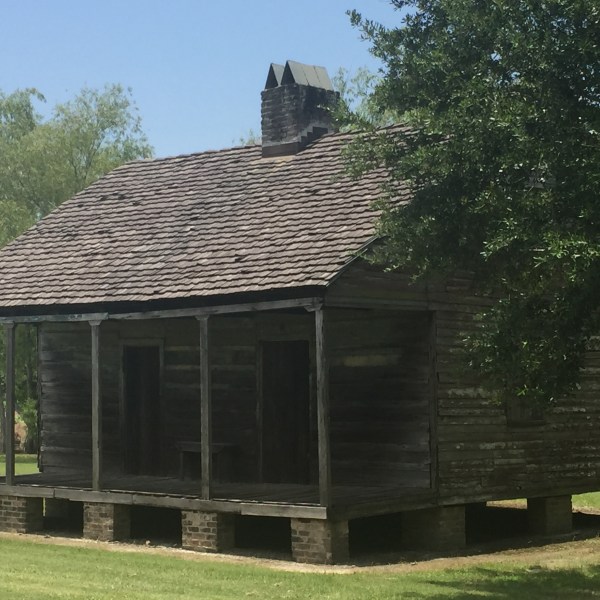 Slave cabins at the Whitney Plantation