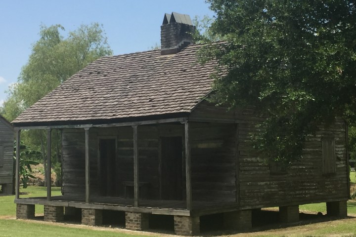 Slave cabins at the Whitney Plantation