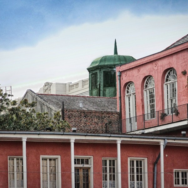 Rooftops of New Orleans buildings