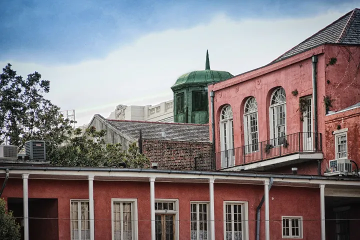 Rooftops of New Orleans buildings